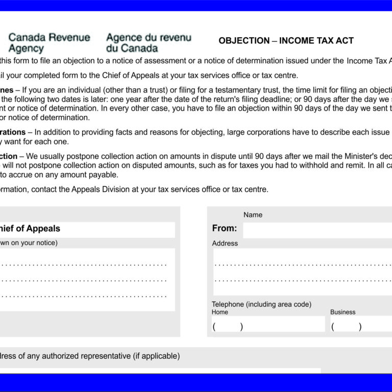 Objection Letting the CRA Know You Don’t Agree With Them