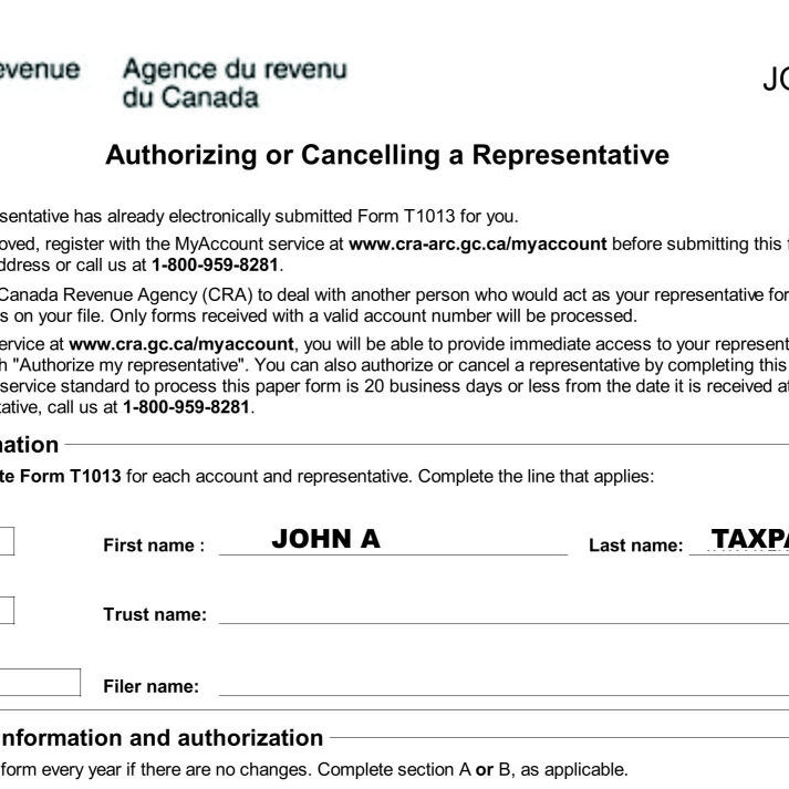 Giving the Right Person Authority over Your Taxes