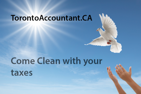 Come Clean with your taxes Come Clean with CRA Voluntary disclosure