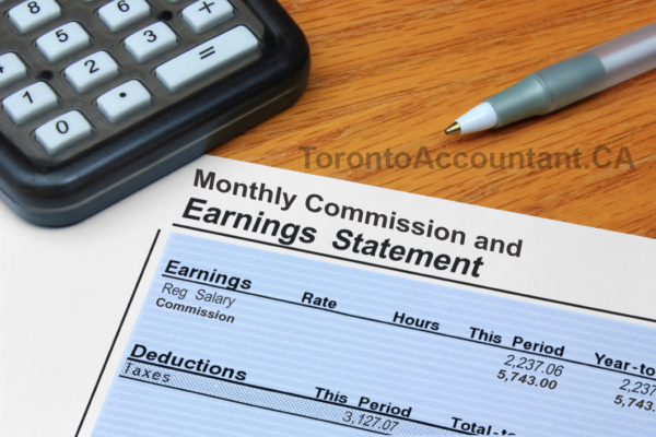 Commission Statement Commissions and Canada Tax