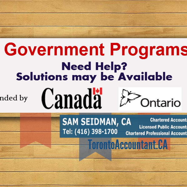 Solutions may be available government programs