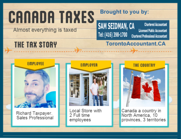 Tax story infographic