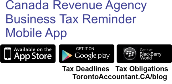 CRA mobile tax app