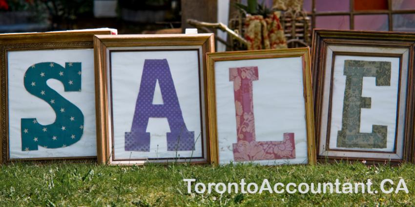 Sale of personal use property and taxes