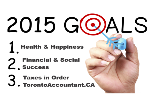 new year goals for 2015 taxes