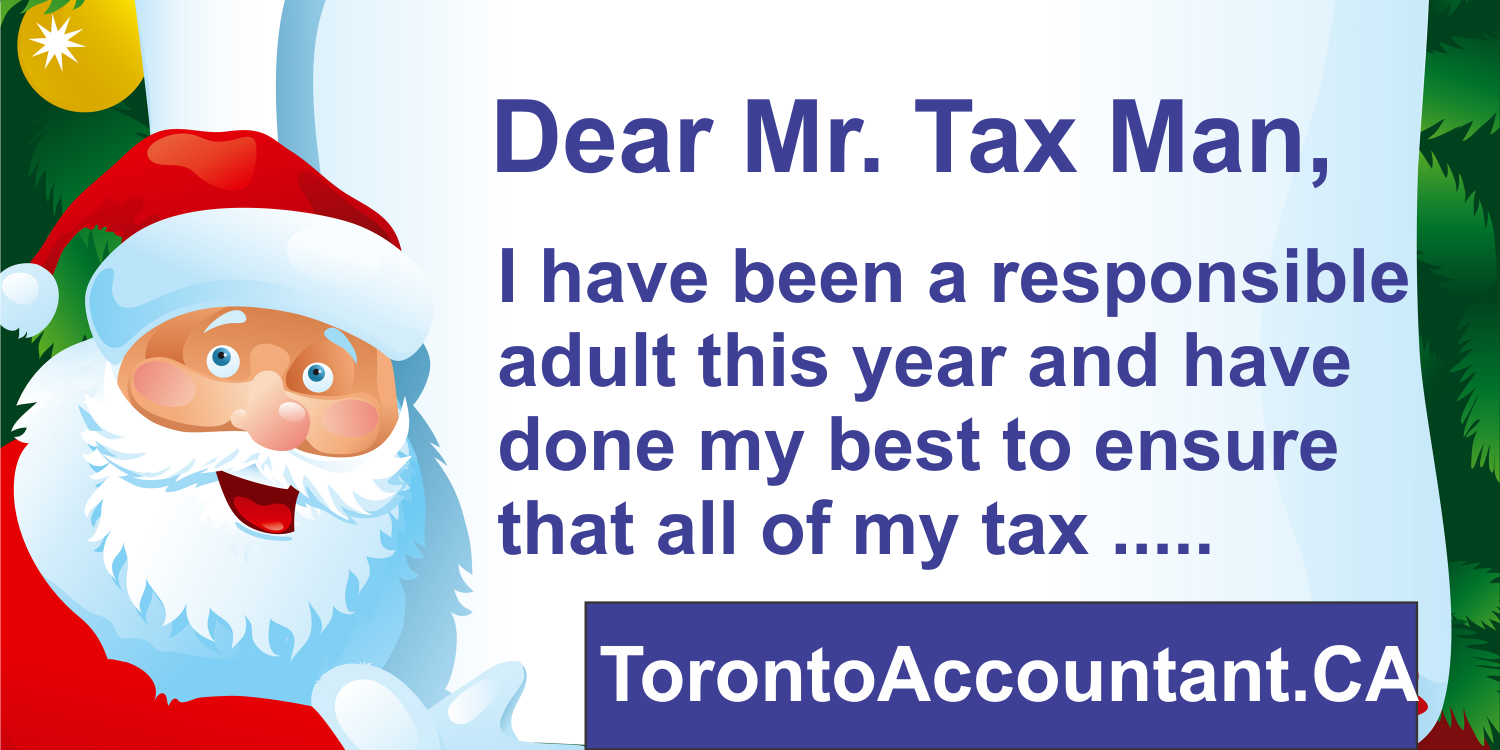 Wish letter to tax man