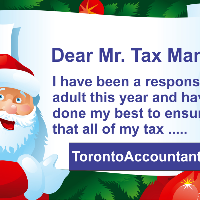 Wish letter to tax man