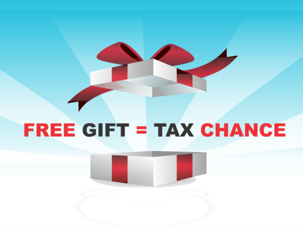 gift with tax return is a tax chance