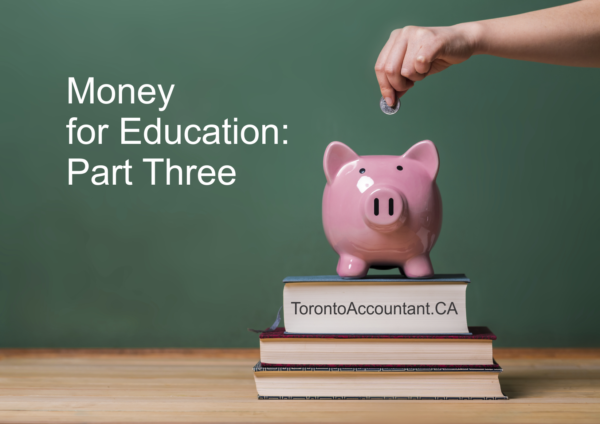 Part three money for education