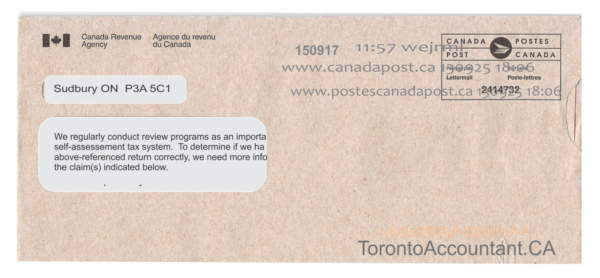 CRA review of personal taxes
