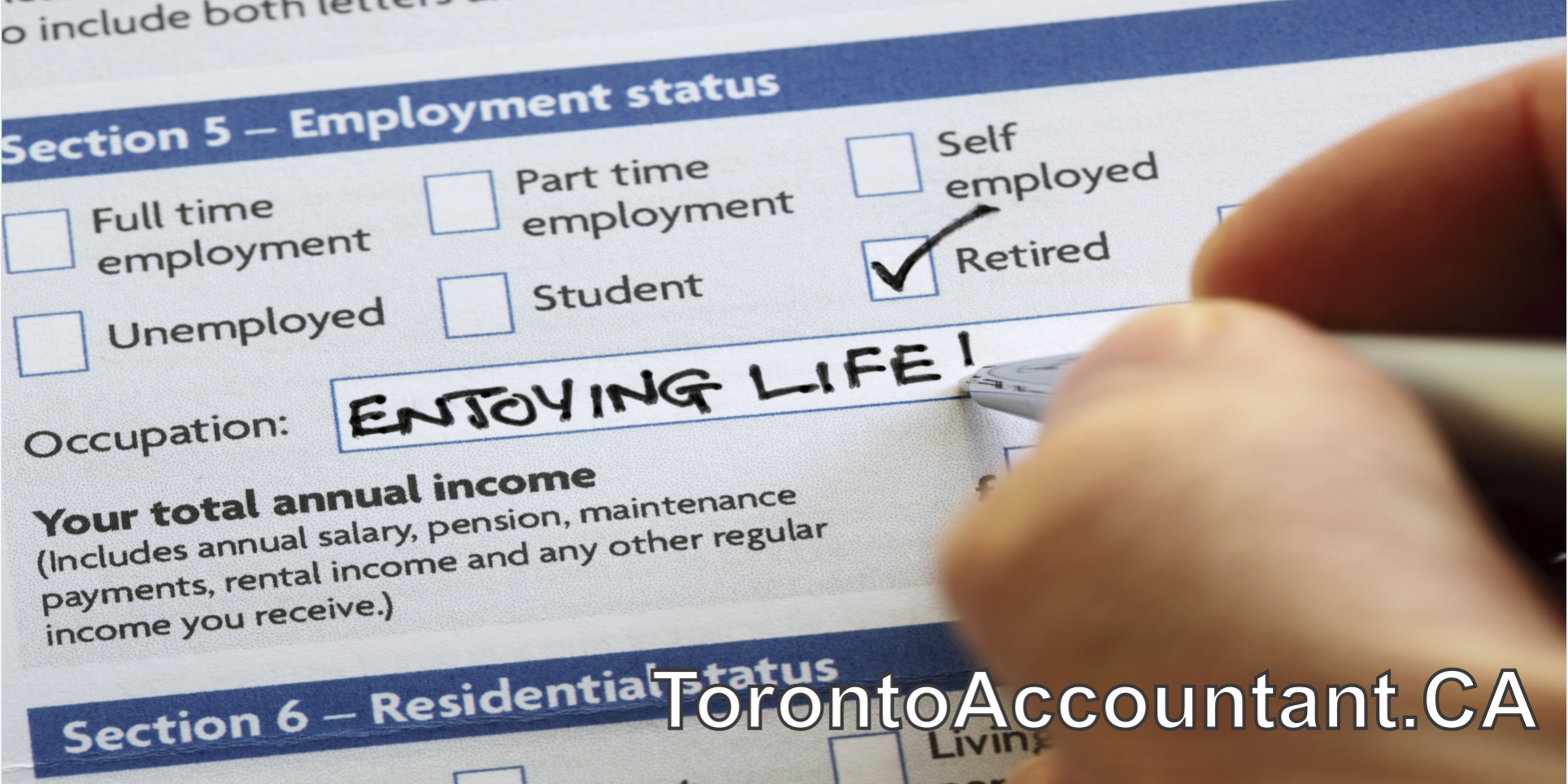 Retirement pensioners Canada