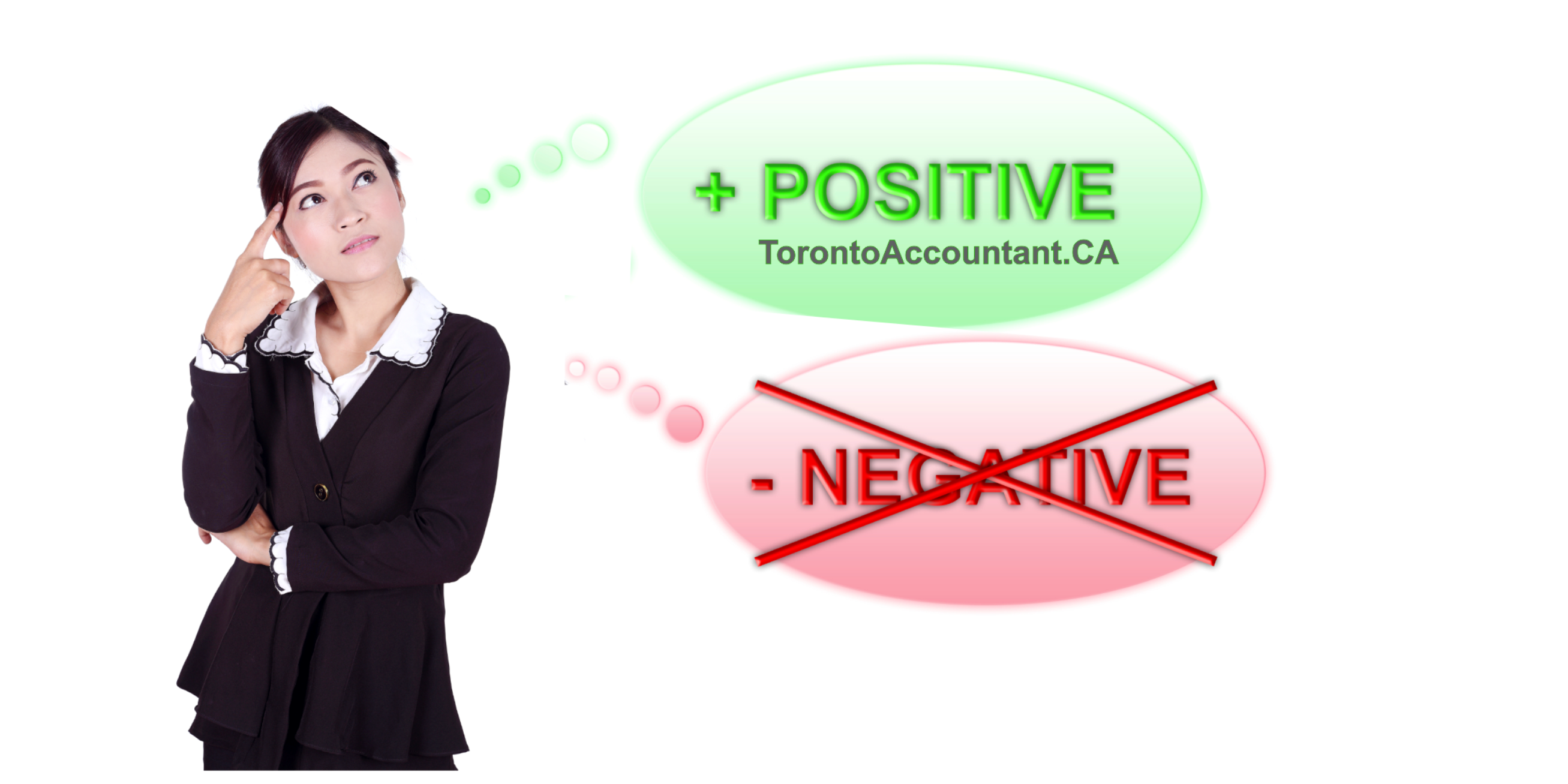 Entrepreneur with Positive Thoughts