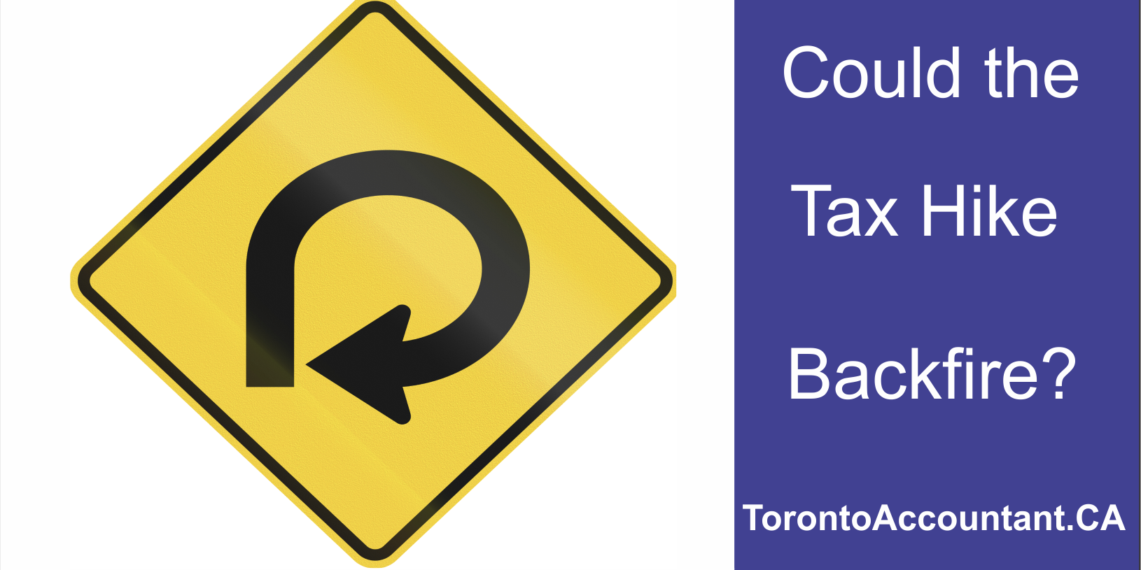 Could tax hike backfire